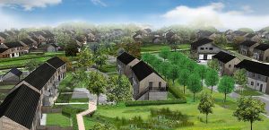 How Mandorla Cohousing will look when it is built in 2016